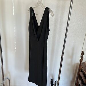 Elegant Charcoal Sleeveless Dress